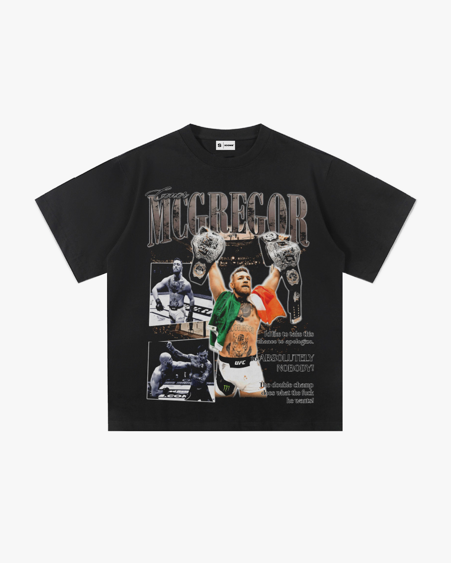 CONOR MCGREGOR BLACK TEE
