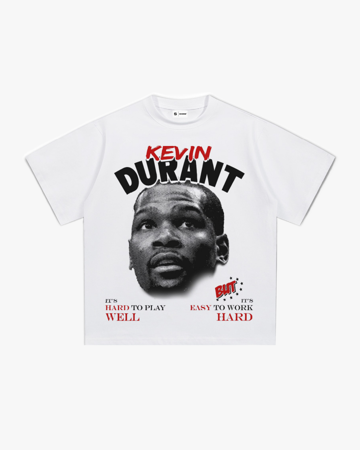 KEVIN DURANT WHITE TEE