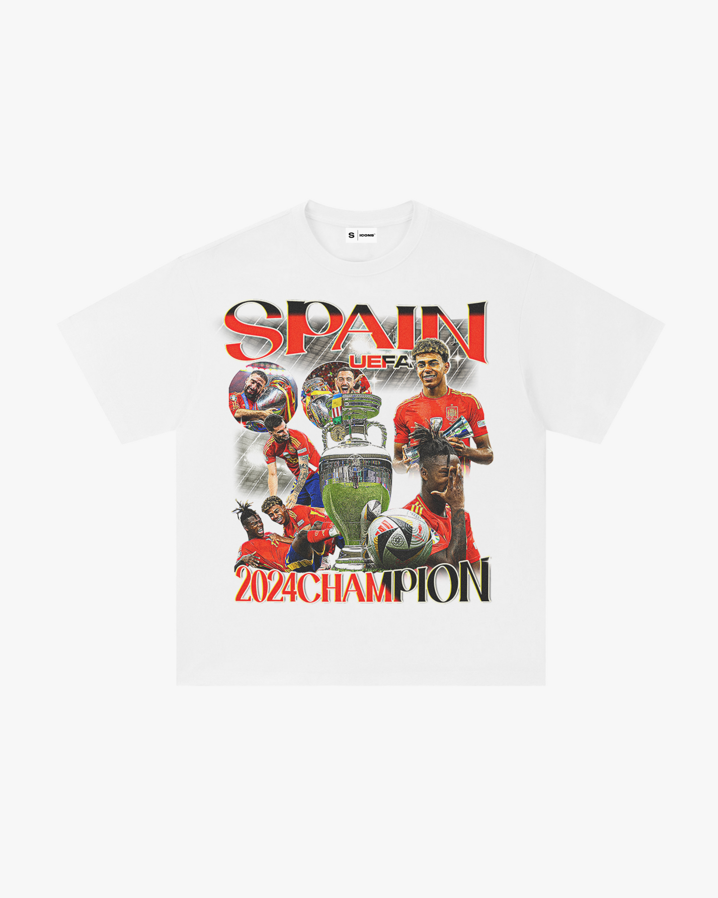 SPAIN 2024 EURO WHITE TEE